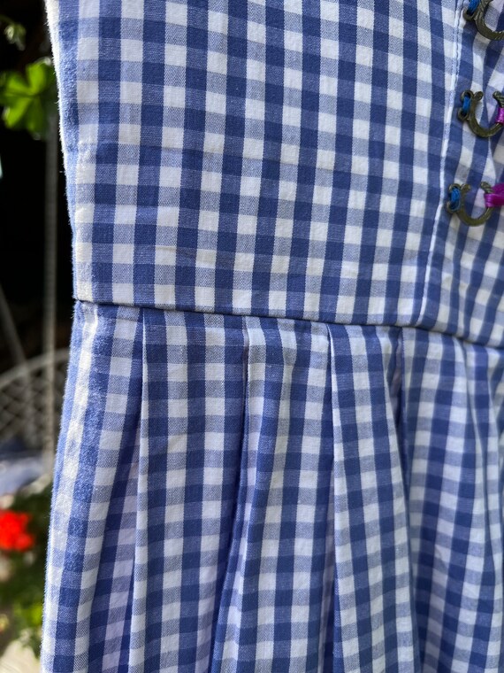 Women’s Black Blue Dirndl Dress