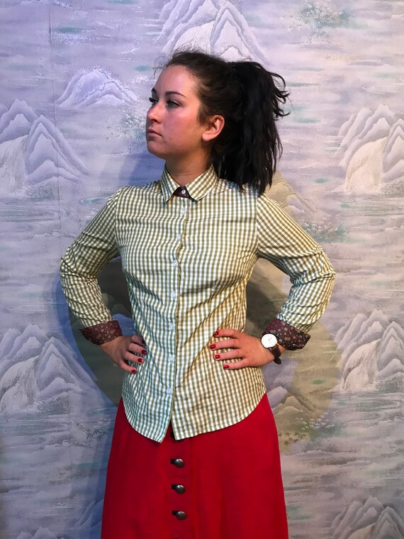 Dirndl blouse long sleeve cheap