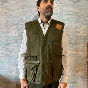 Gilet Cargo Homme Multi-poches – Style Streetwear/pêche – Noir, Matière Polyester – Neuf Avec étiquettes