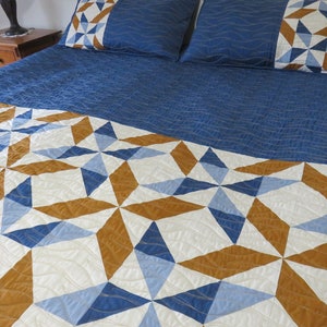 Handmade Quilt for Sale, Queen Size Quilt for Sale, Full Size Quilt, Modern Quilt, Quilts for Sale Handmade, Quilt with Shams