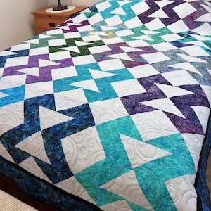 Handmade Quilt for Sale, Full Size Quilt with Length, Double Quilt for Sale, Quilts for Sale Handmade
