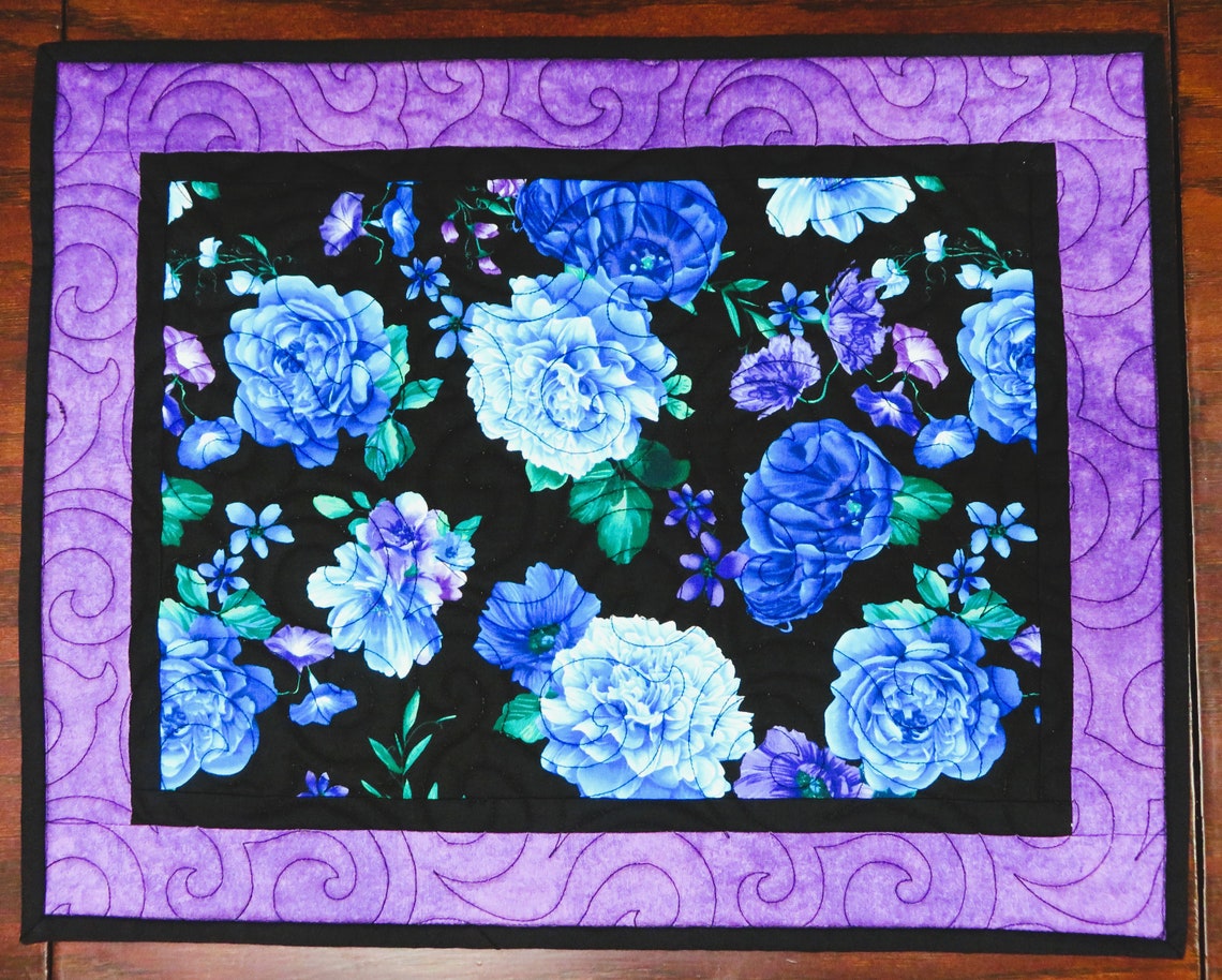 Handmade Placemats for Sale Flower Placemats Purple Table Etsy