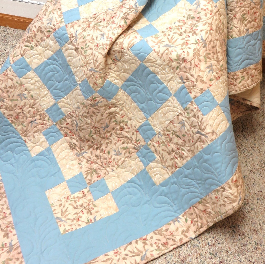Handmade Quilt for Sale, Throw Quilt, Lap Quilt, Large Blanket, Quilts