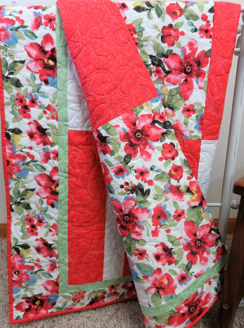 Handmade Quilt for Sale Handmade Queen Size Quilt Double Etsy