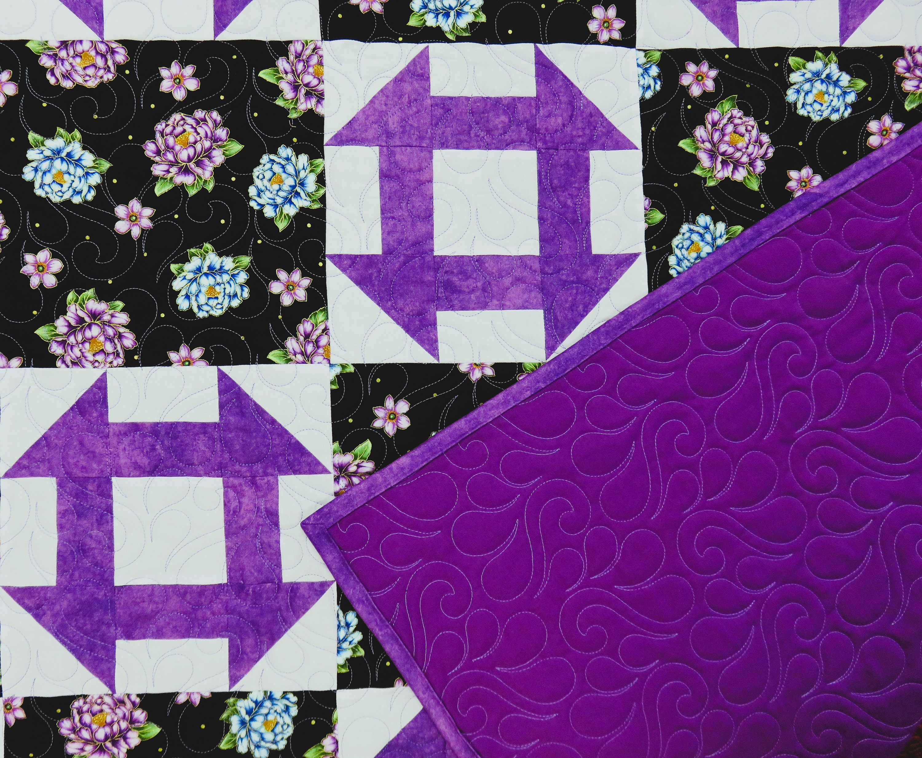 Handmade Quilt for Sale, Large Throw, Lap Blanket, Quilt for Sale