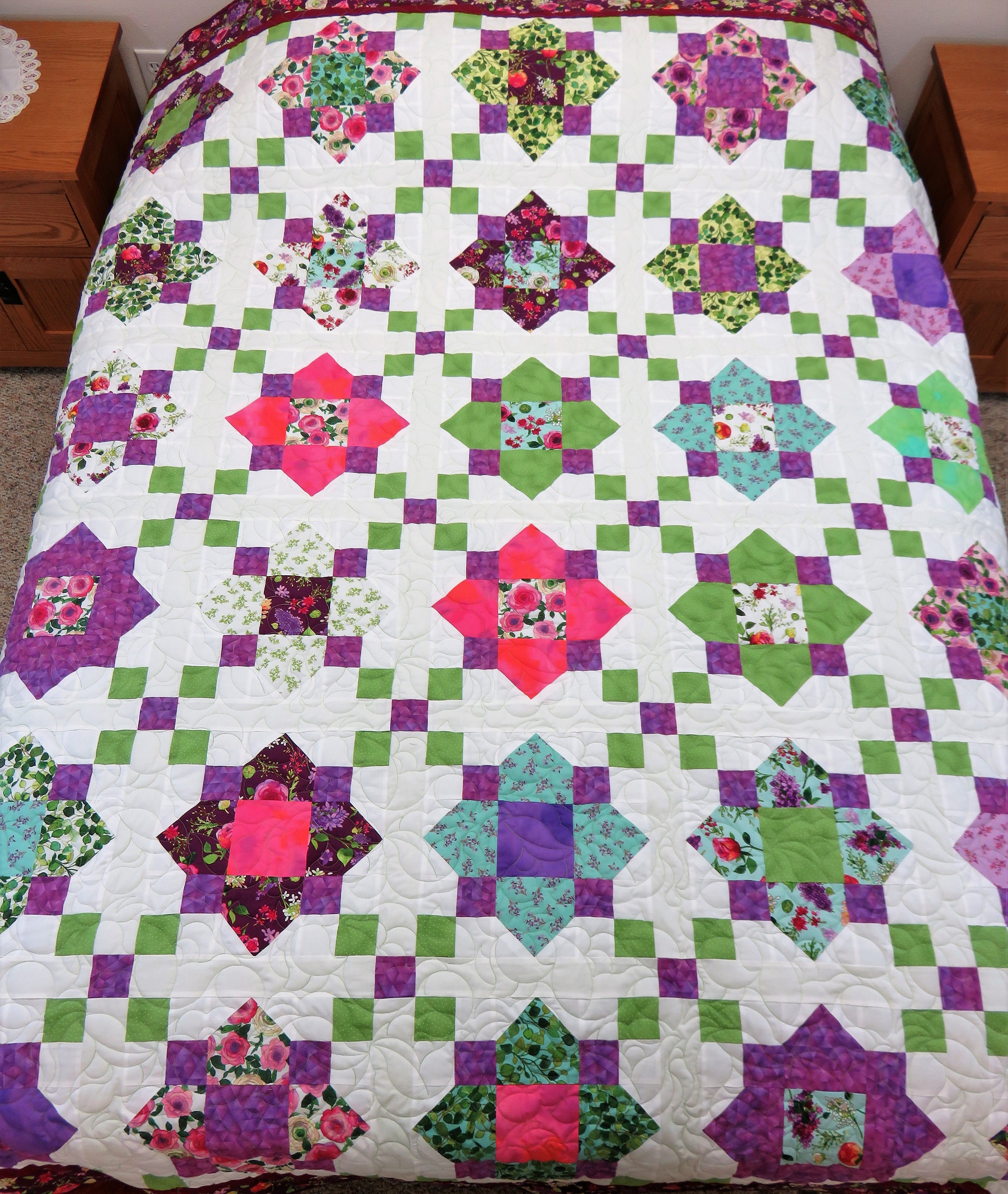 Handmade Queen Quilt for Sale Handmade Quilt for Sale Queen Etsy
