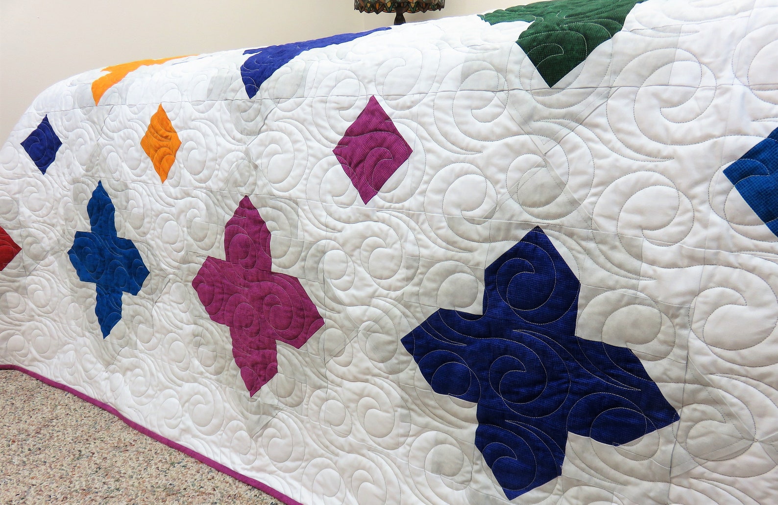 Handmade Full Size Quilt for Sale, Full Size Blanket, Double Size Quilt