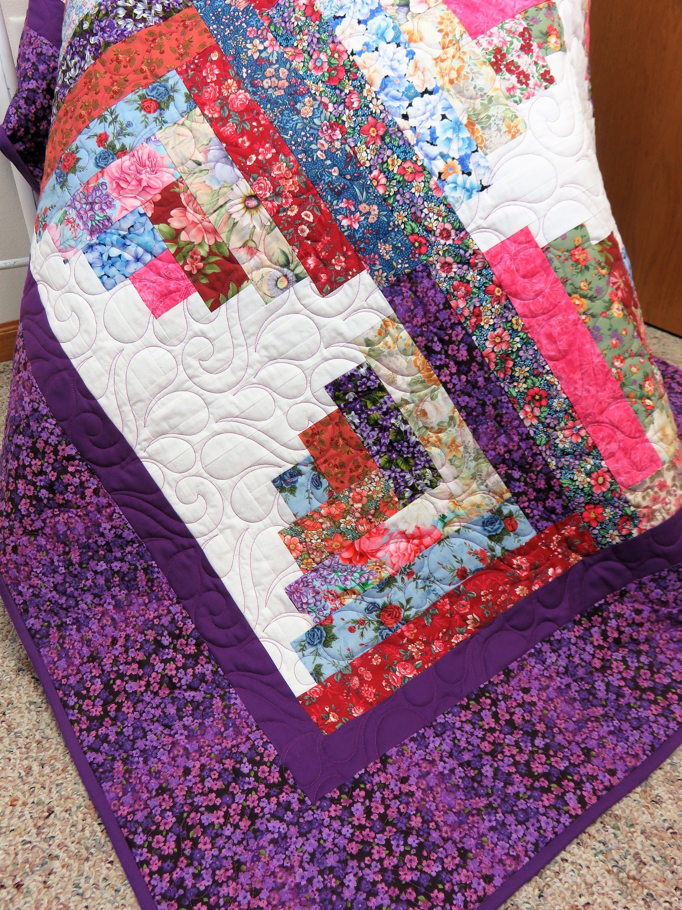 Handmade Queen Quilt for Sale Queen Size Blanket Full Size Etsy