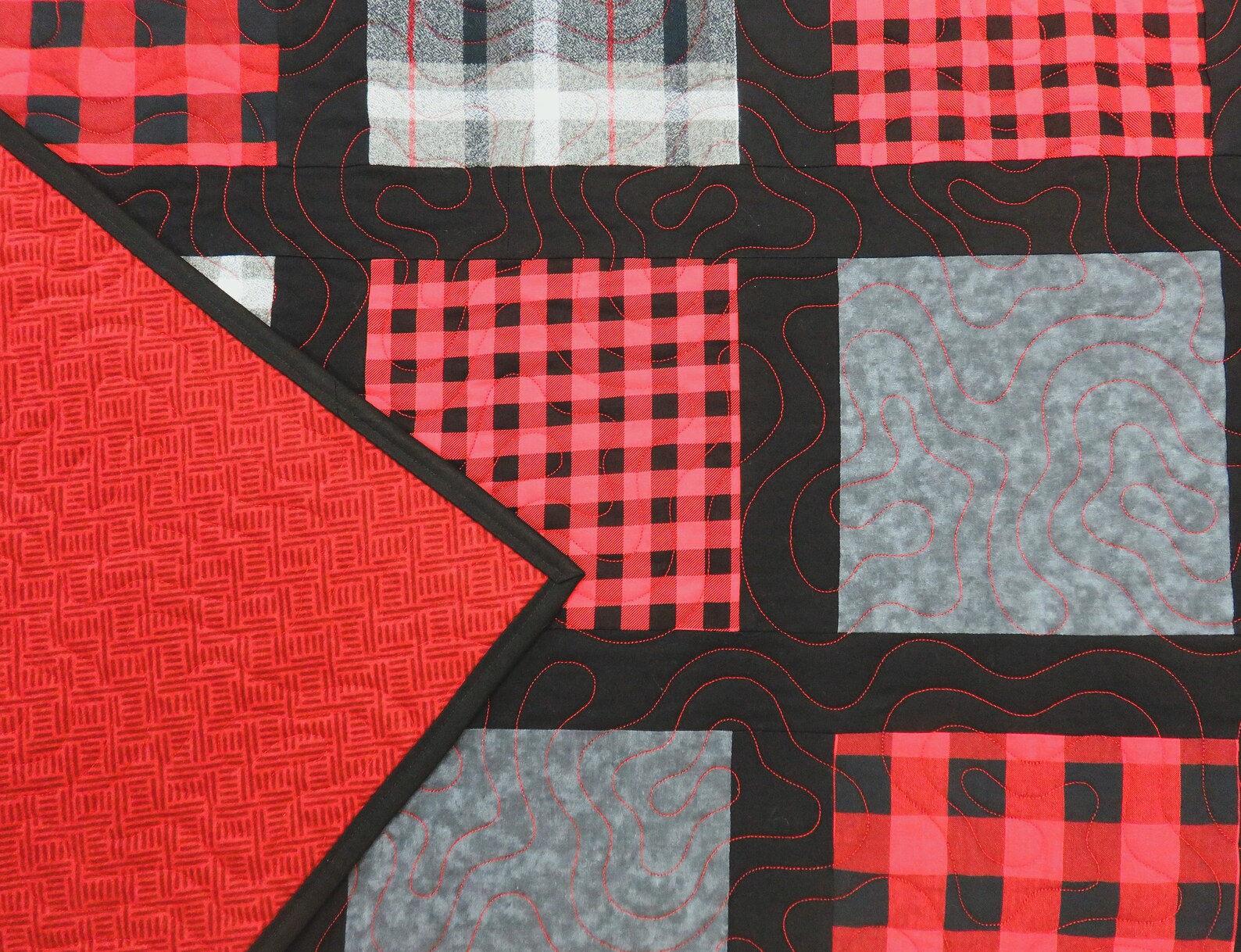 Handmade Quilt for Sale Flannel Lap Blanket Throw Quilt Etsy