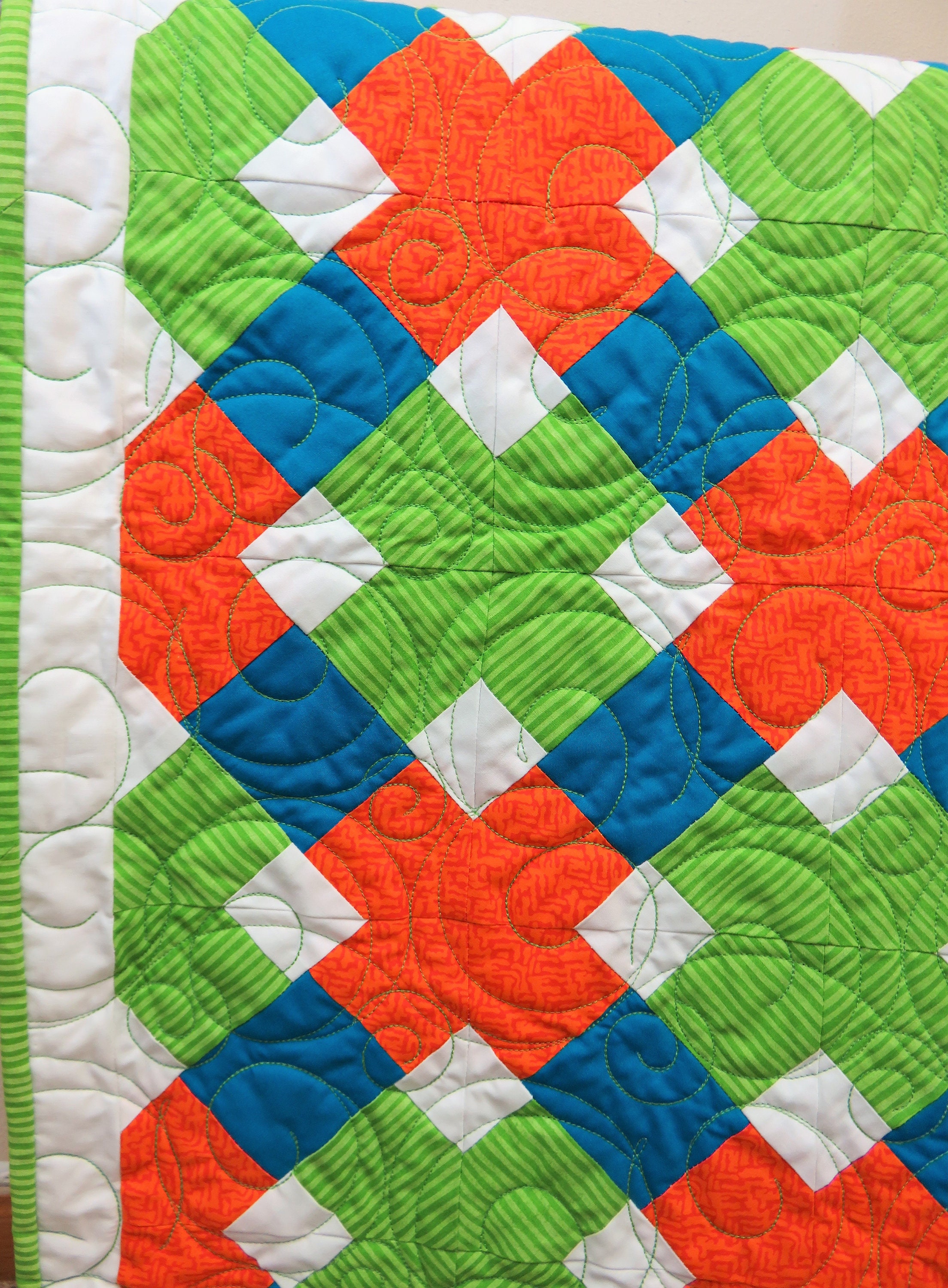 Handmade Quilt for Sale, Twin Quilts, Whale Nursery, Ocean Sea Life Quilt, Ocean Fish, Sea Fish