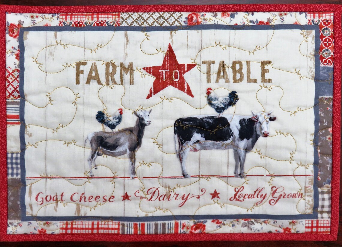 Handmade Placemats for Sale Country Style Table Placemats Etsy