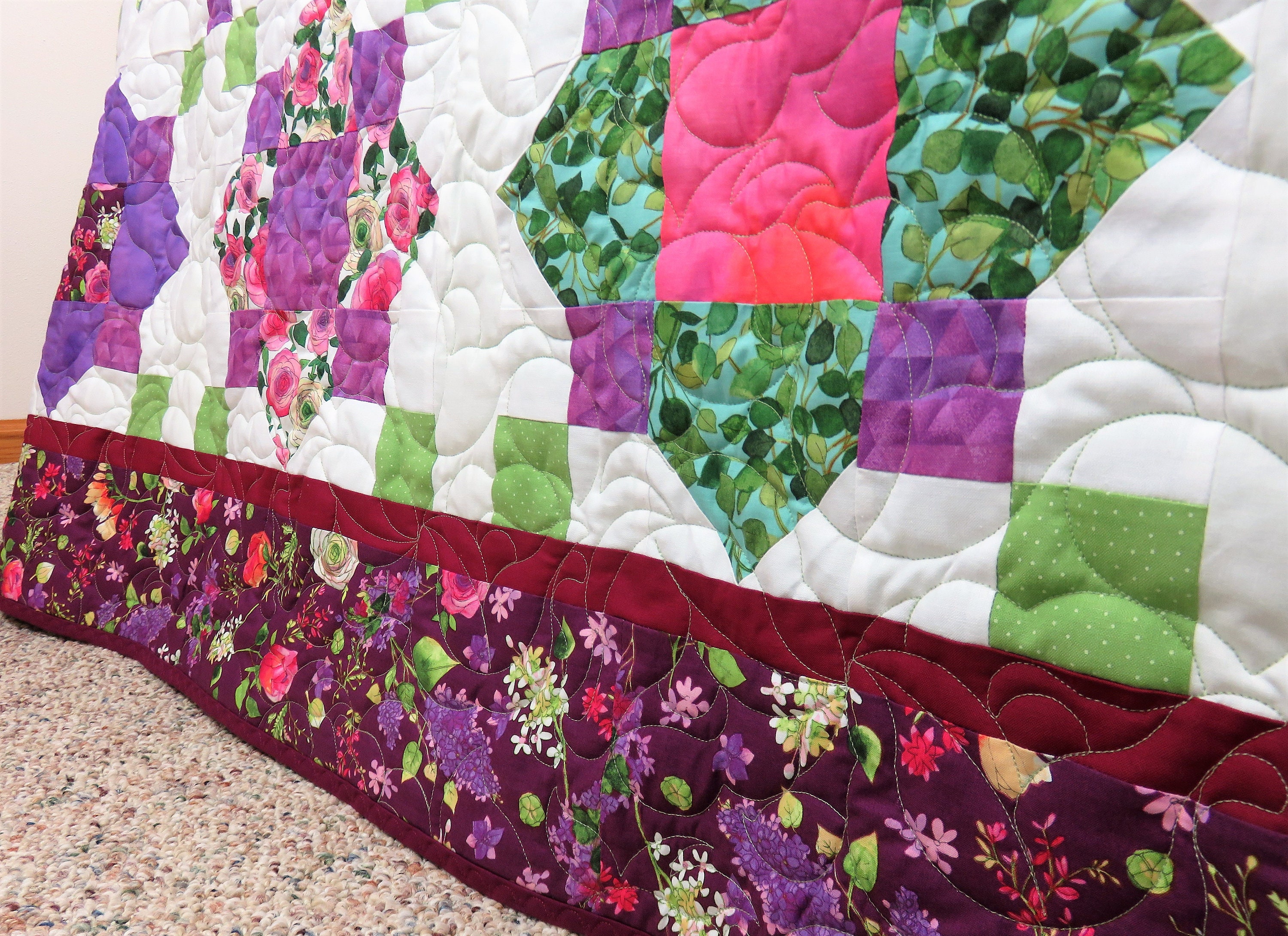 Handmade Quilt for Sale, Quilts for Sale Handmade, Queen Size Blanket