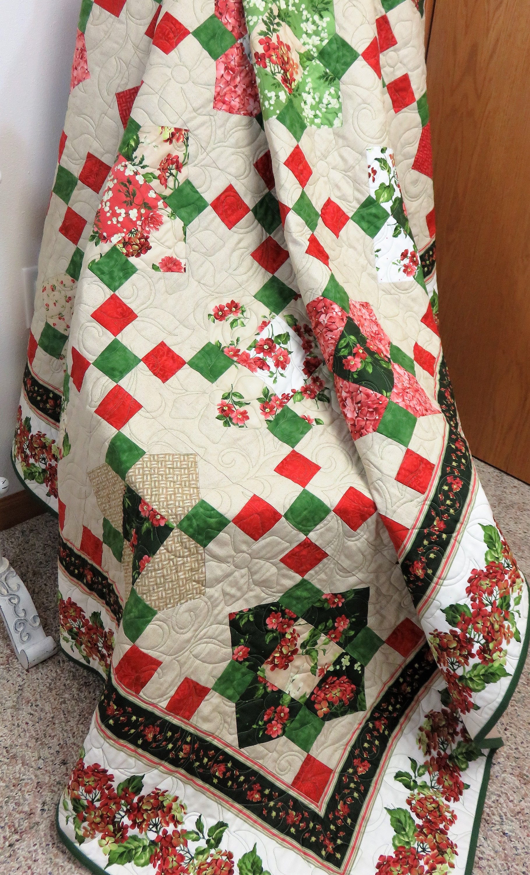 Handmade Quilt for Sale Full Size Blanket Double Size Quilt Etsy