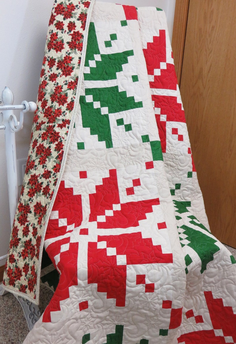 Handmade Quilt for Sale, Christmas Quilt for Sale, Holiday Quilt