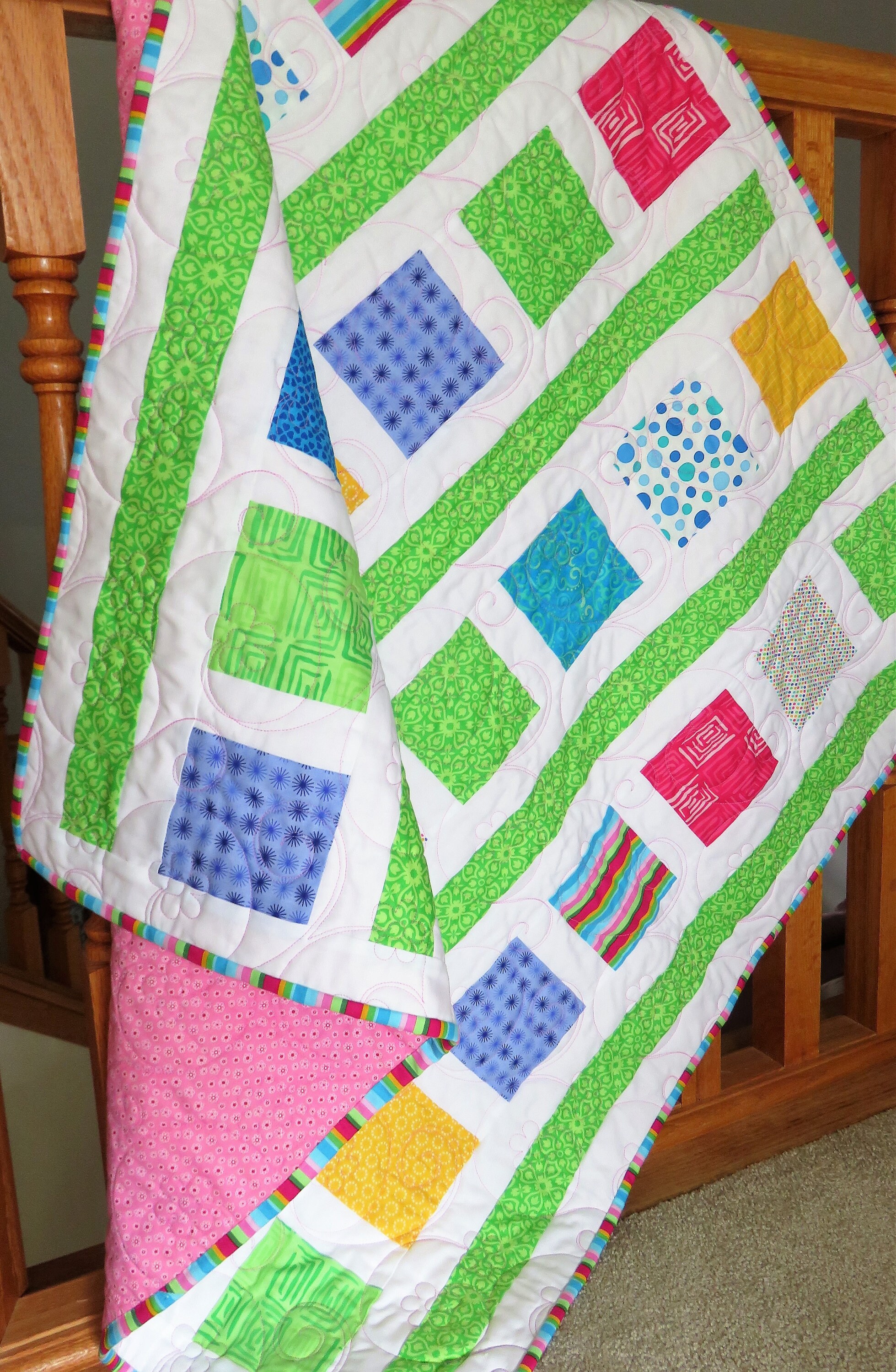 Handmade Baby Quilt for Sale Baby Girl Quilt Pink Baby Etsy