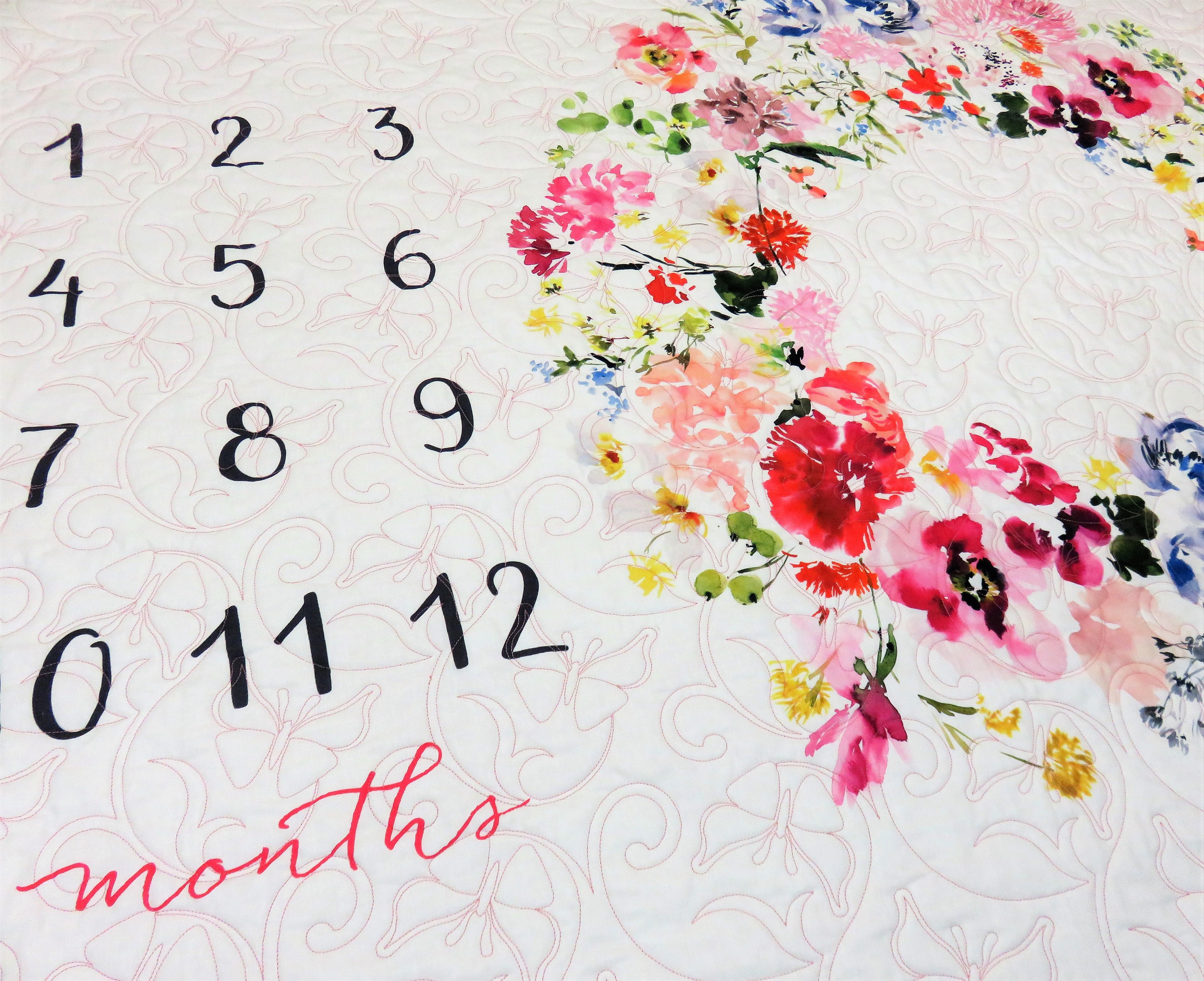 Handmade Baby Growth Quilt for Sale Baby Milestone Quilt Etsy