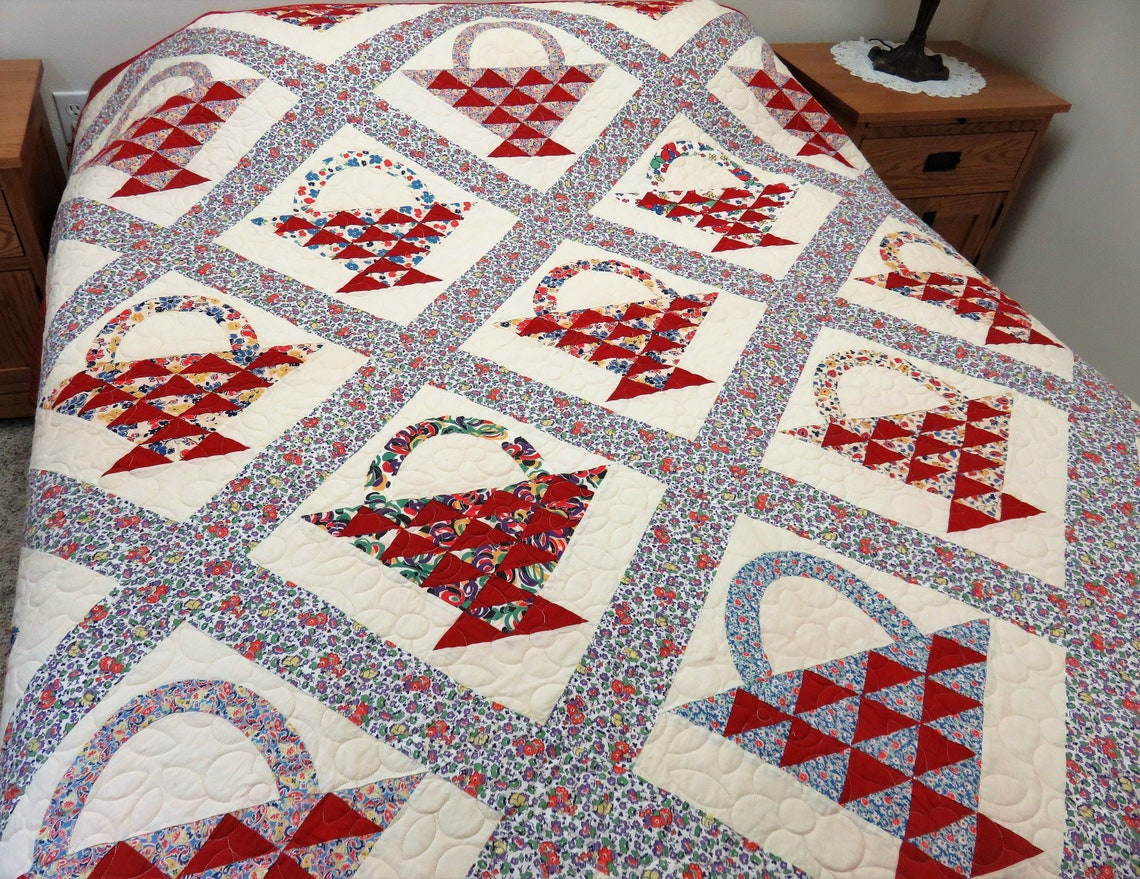 Vintage Quilt for Sale Antique Quilt for Sale Handmade Twin Etsy