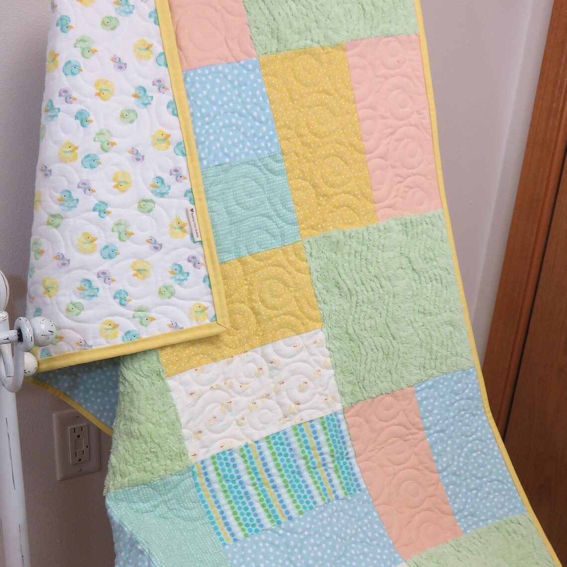 Curious Duck Quilted Blanket NCU0DV409 main image 1