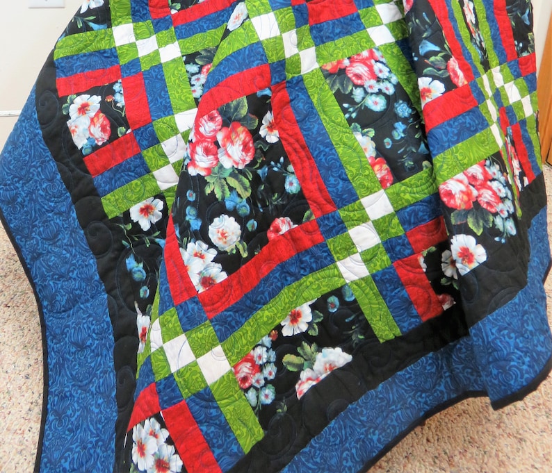 Handmade Quilt for Sale, Full Size Quilt, Double Size Quilt, Twin Size