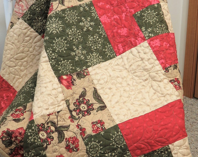 Handmade Quilt for Sale, Autumn Quilt, Lap Quilt for Sale, Quilts for