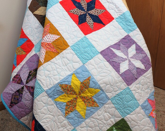 Vintage Quilt for Sale, Antique Quilt for Sale, Handmade Full Size