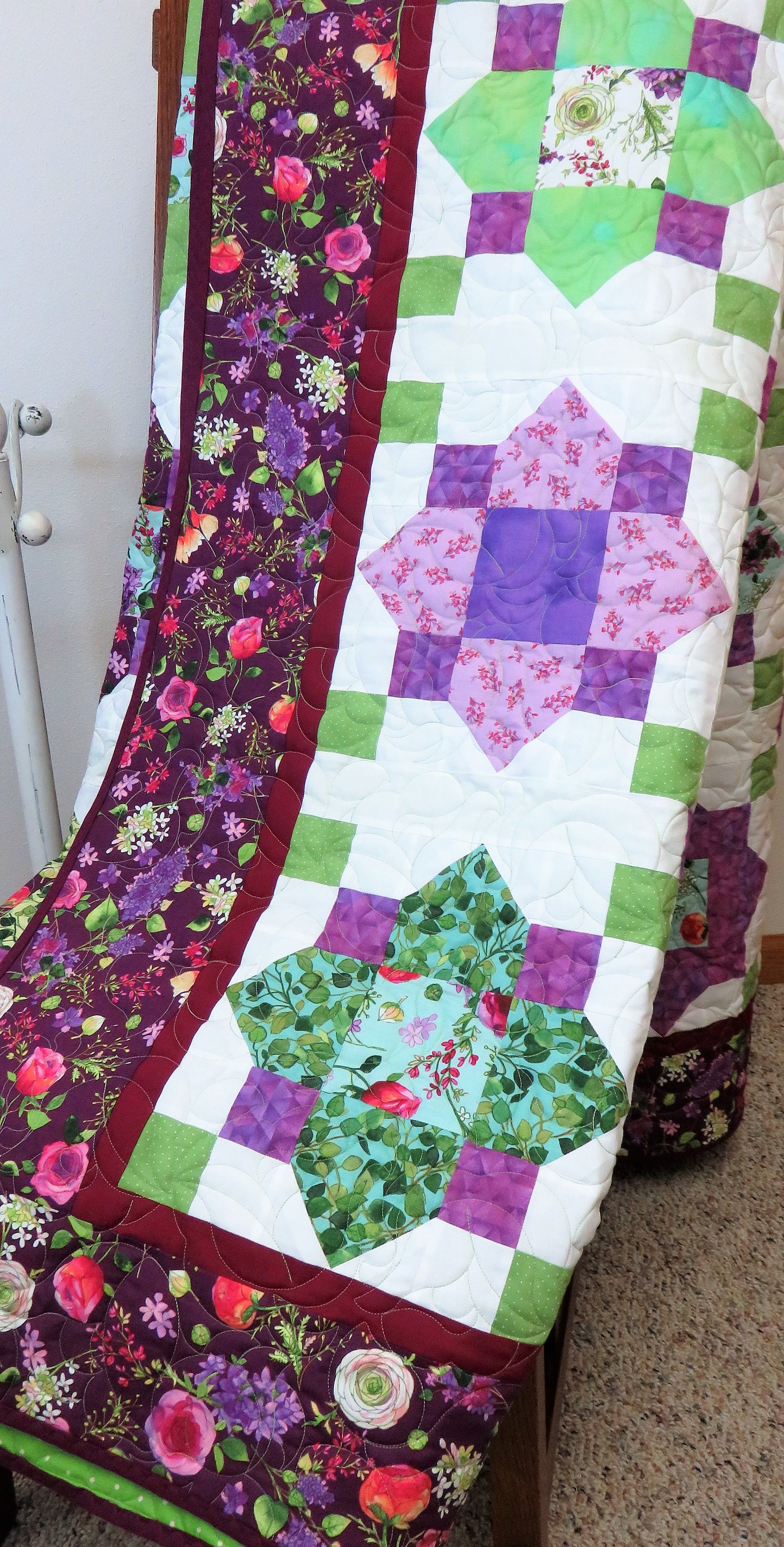 Handmade Quilt for Sale, Quilts for Sale Handmade, Queen Size Blanket