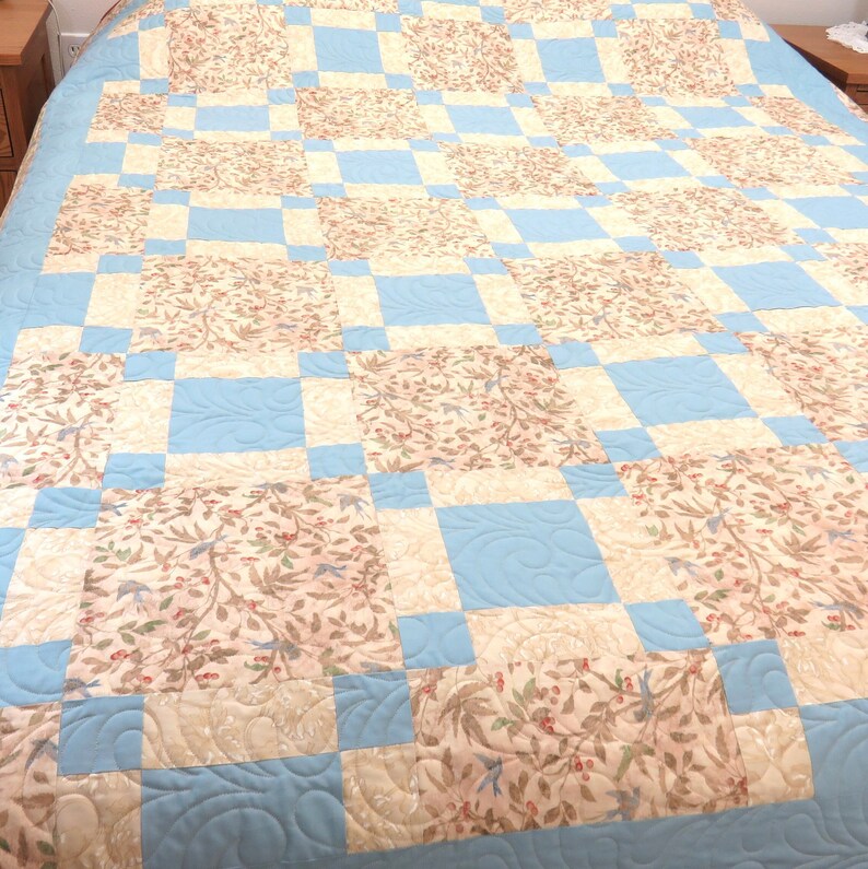 Handmade Quilt for Sale, Throw Quilt, Lap Quilt, Large Blanket, Quilts