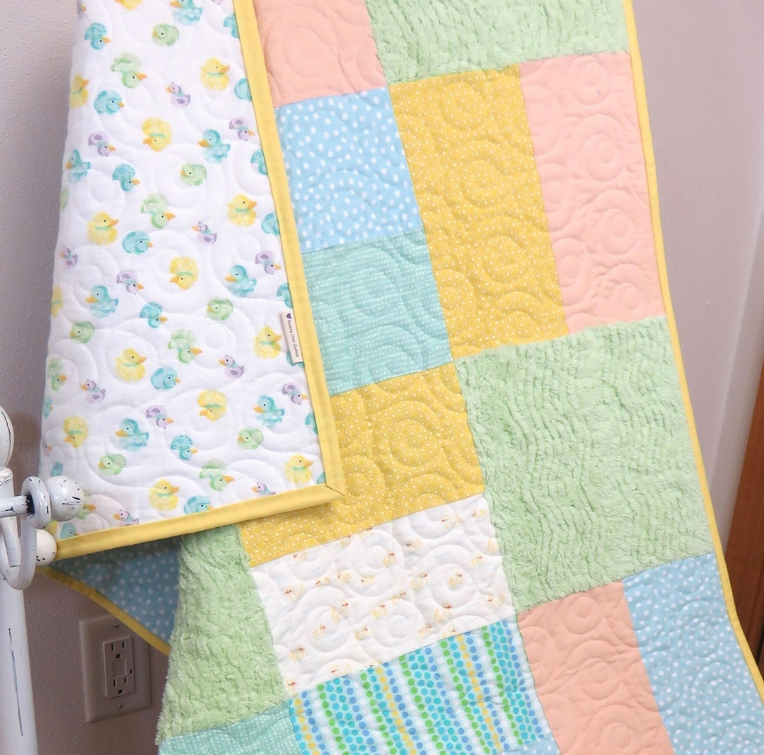 Rustic Duck Charm Quilted Blanket NCU0NNT906