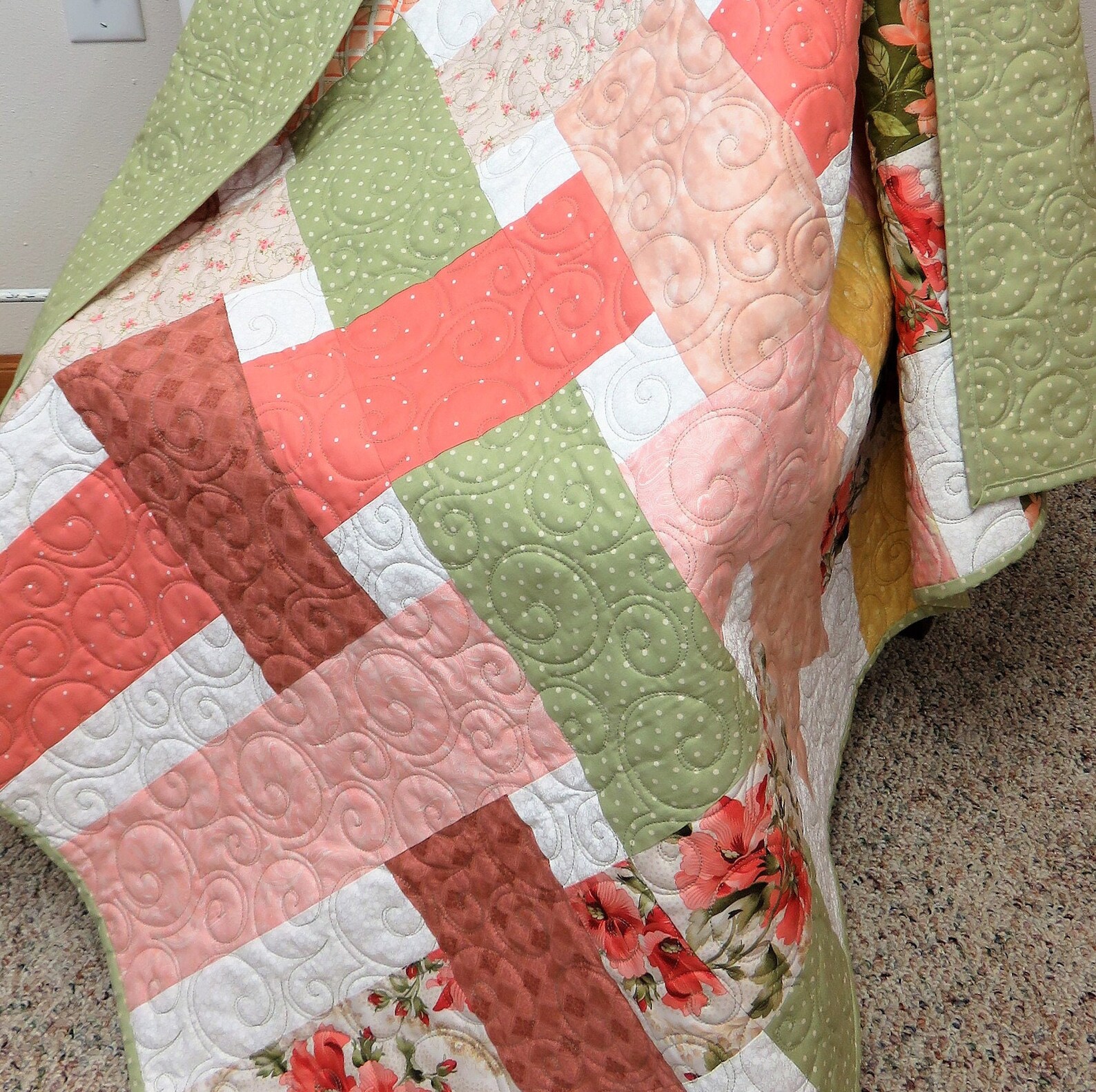 Handmade Quilt for Sale Throw Quilt Lap Quilt Large Etsy