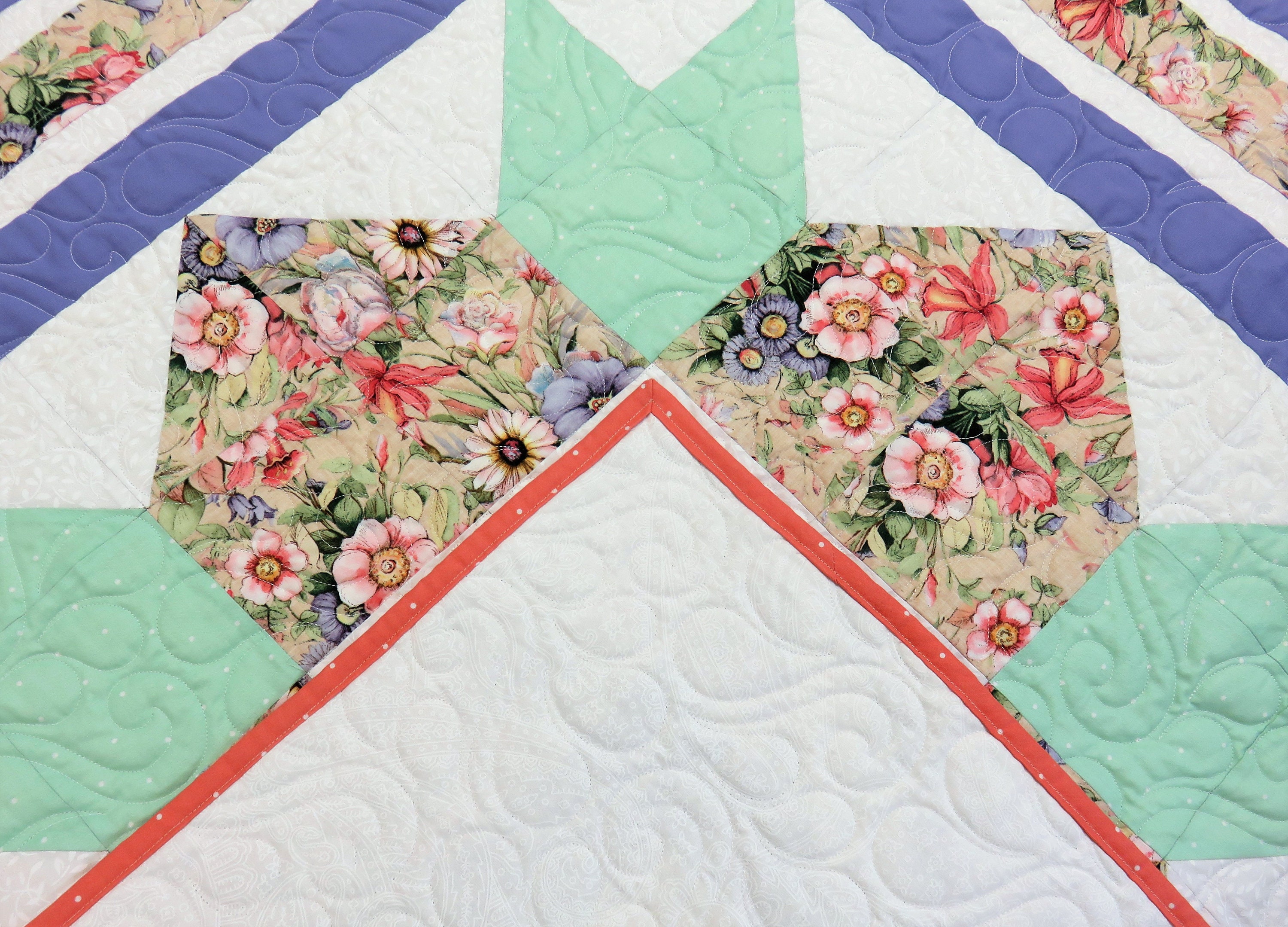 Handmade Full Size Quilt for Sale, Full Size Blanket, Double Size Quilt