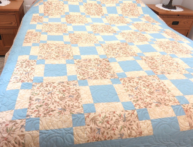 Handmade Quilt for Sale, Throw Quilt, Lap Quilt, Large Blanket, Quilts