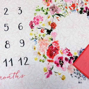 Handgemaakte quilt te koop, mijlpaalquilt baby, gewatteerde groeideken, babyregister, babyquilt, quilts te koop handgemaakt