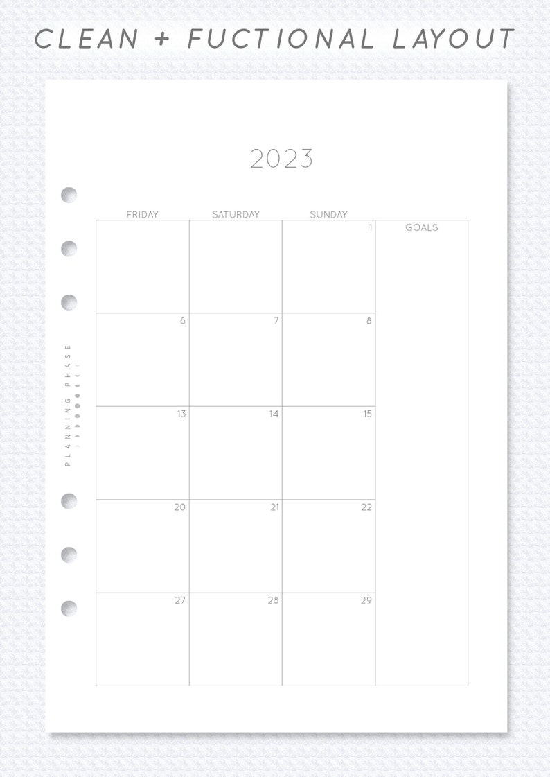 2023-monthly-calendar-printable-a5-filofax-planner-insert-etsy-uk