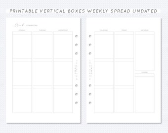 A5 Filofax Printable | Etsy
