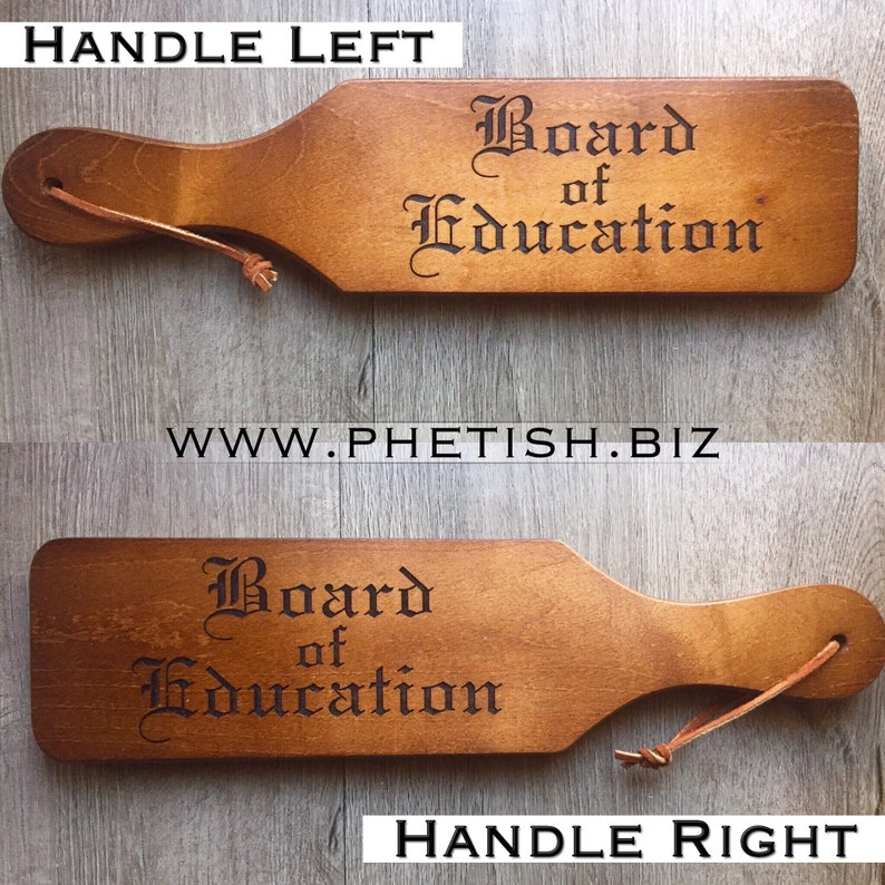 Customize an Oiled Oak Blank Wooden Spanking Paddle BDSM Gift or Tribute image 4