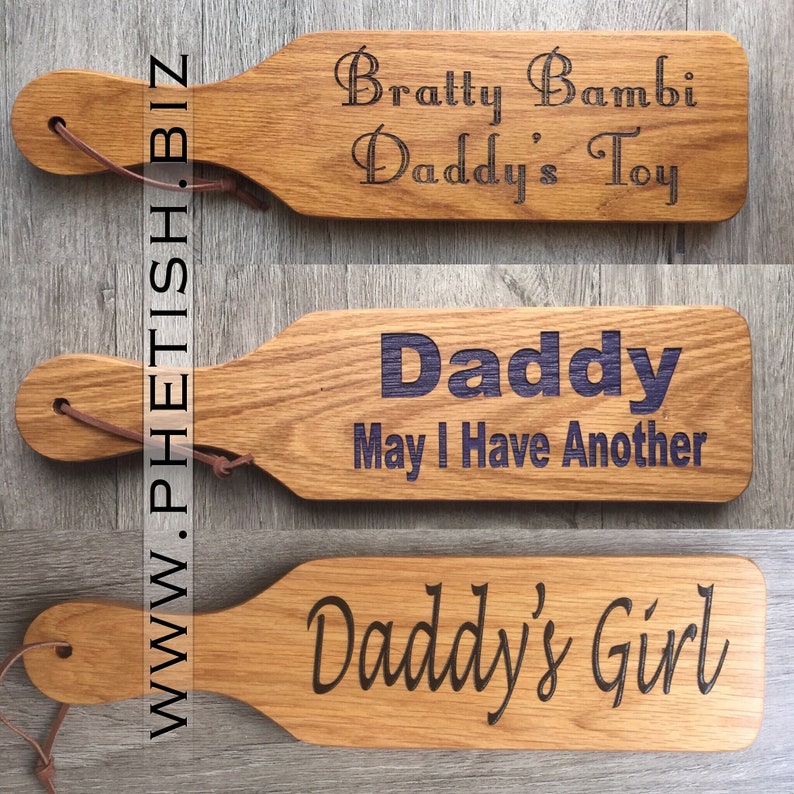 Customize an Oiled Oak Blank Wooden Spanking Paddle BDSM Gift or Tribute image 9