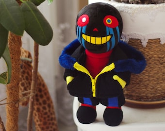 Error Sans AU Errortale | Handmade Stuffed Decorative Doll  | Undertale Collectible | Made To Order