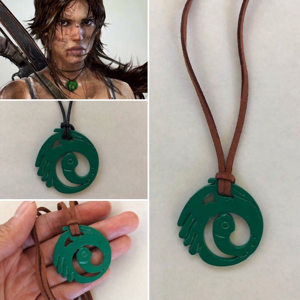 Lara Croft Necklace, Tomb Raider Necklace, Tomb Raider Costume, Lara Croft Cosplay