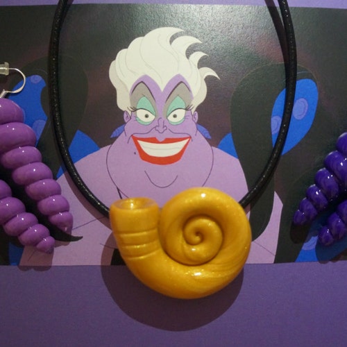 Ursula Necklace Disney Inspired Ursula Necklace and Earring Etsy