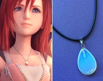 Kairi Necklace, Kingdom Hearts Kairi Necklace, Kairi Cosplay, Kairi Costume, Kairi opal necklace, Kairi