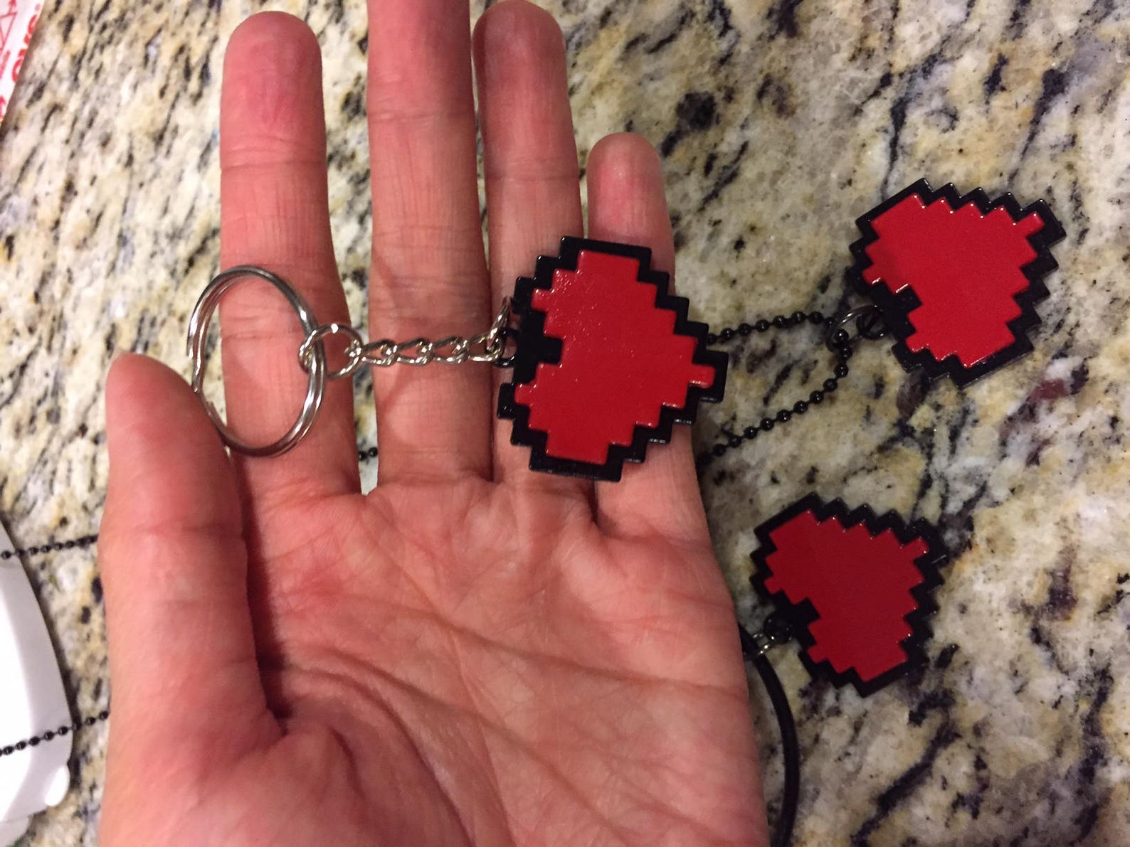 Undertale necklace undertale pixel heart necklace 8 bit Etsy