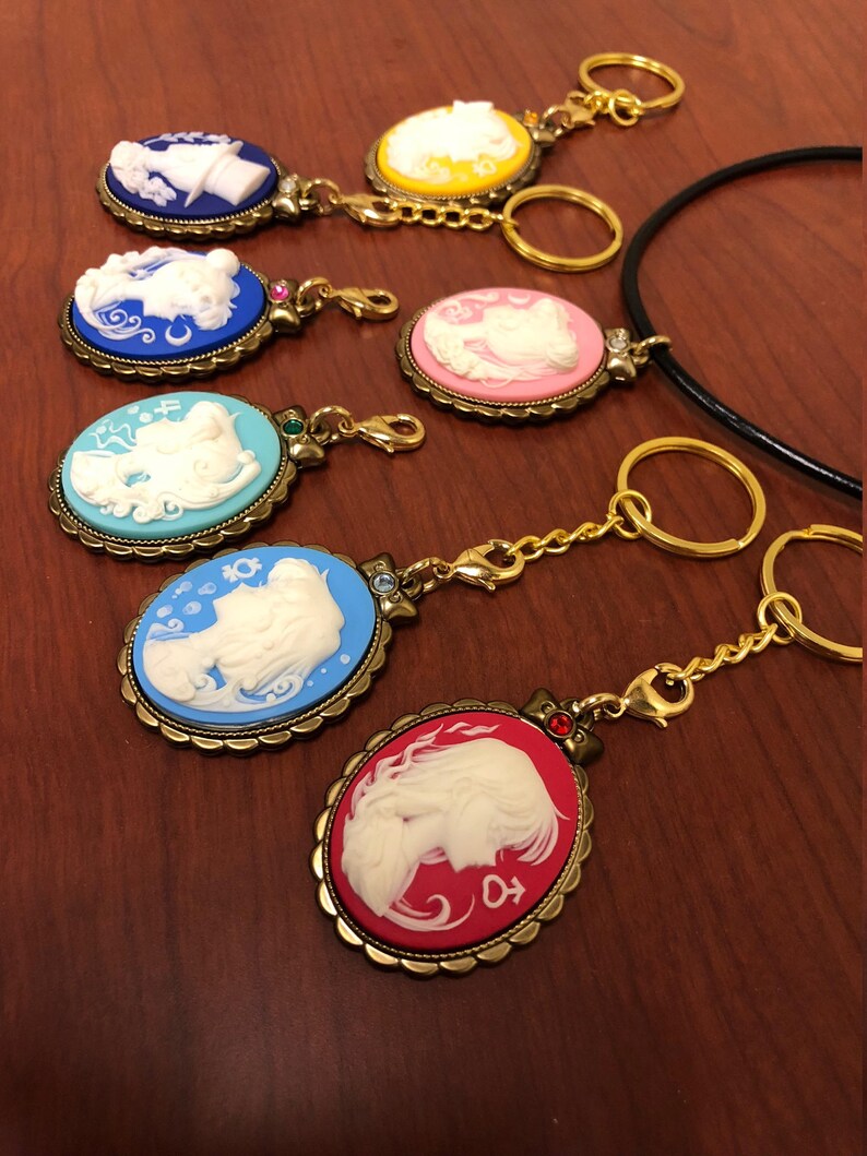 Sailor Moon Cameo Sailor Moon Cameo Necklace Sailor Moon Key image 3