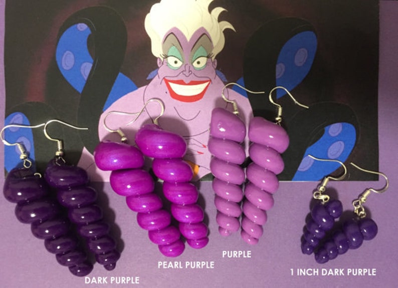 Disney Inspired Ursula Necklace and Earring Set Perfect for Etsy