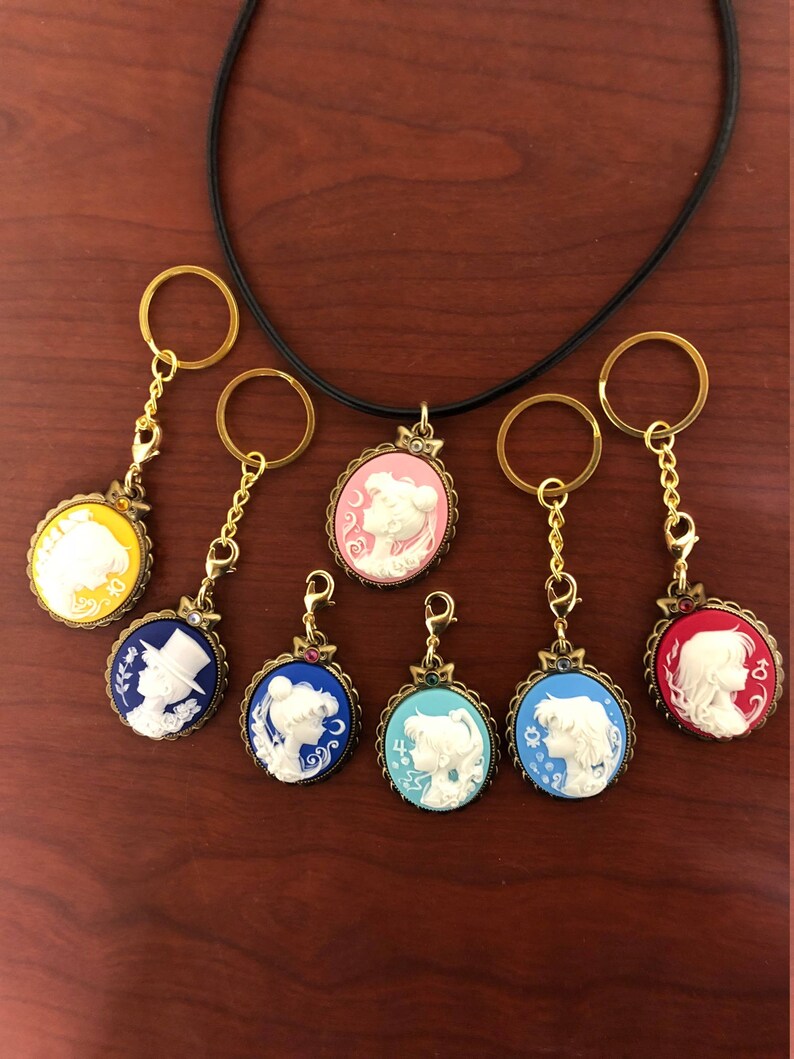 Sailor Moon Cameo Sailor Moon Cameo Necklace Sailor Moon Key image 0