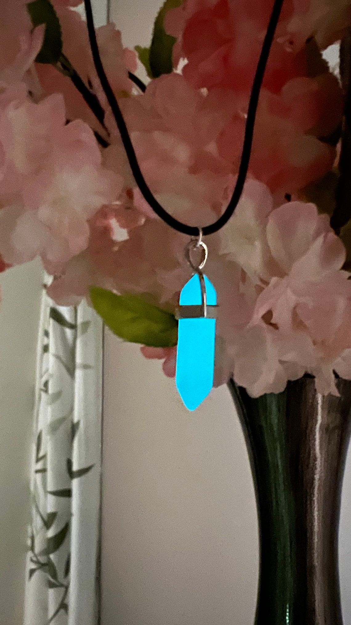 Werewolf Moonstone Glow in the Dark Necklace Zombies 2 Etsy