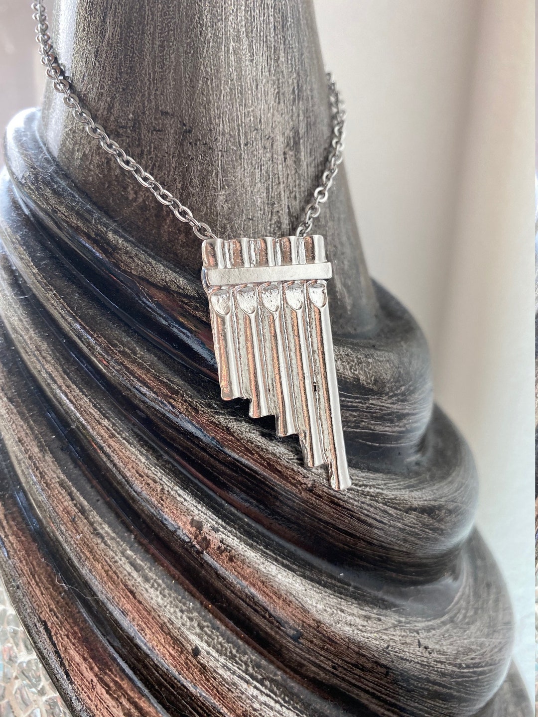 Peter Pan Flute Necklace Peter Pan Necklace Peter Pan Flute Etsy