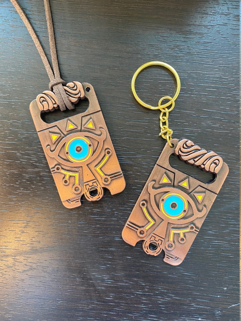 Sheikah Tablet, Breath of the Wild Sheikah Tablet Keychain, Sheikah tablet necklace, Sheikah necklace, Link sheikah, Link Cosplay image 5