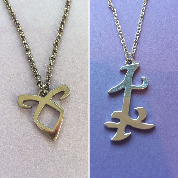 Parabatai Necklace, City of bones necklace, ShadowHunter Parabatai Necklace, Parabatai, Shadowhunter, mortal instruments,