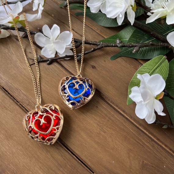 Legend of zelda hotsell heart container necklace
