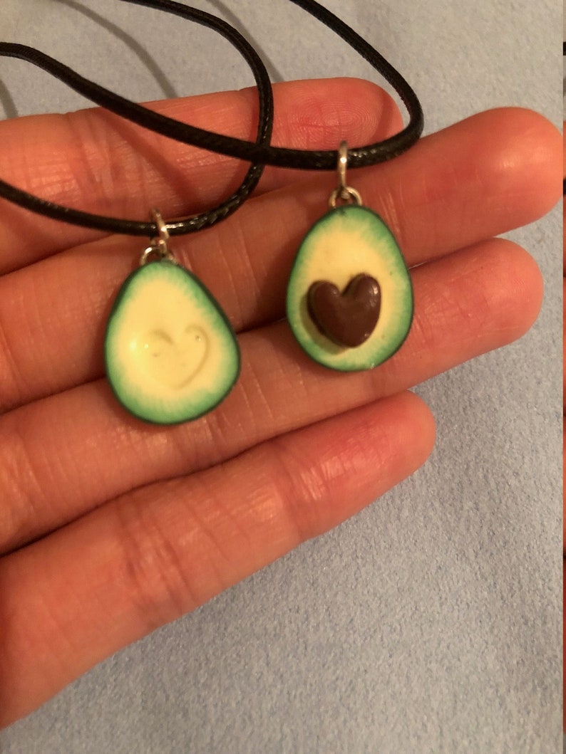 Avocado Necklace Avocado Jewelry Avocado Friendship Etsy